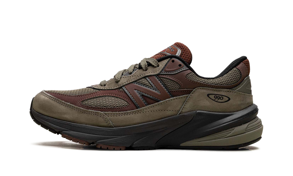 New Balance 990v6 Made in USA "Dark Camo/Rich Oak" Sneakers