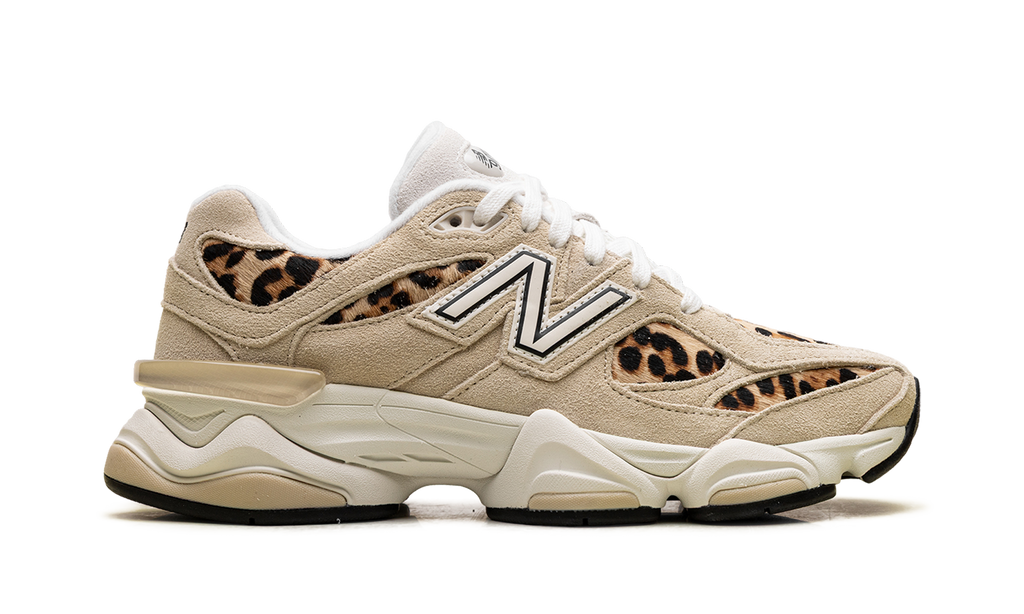 New Balance 9060 "Tan Leopard White" Sneakers