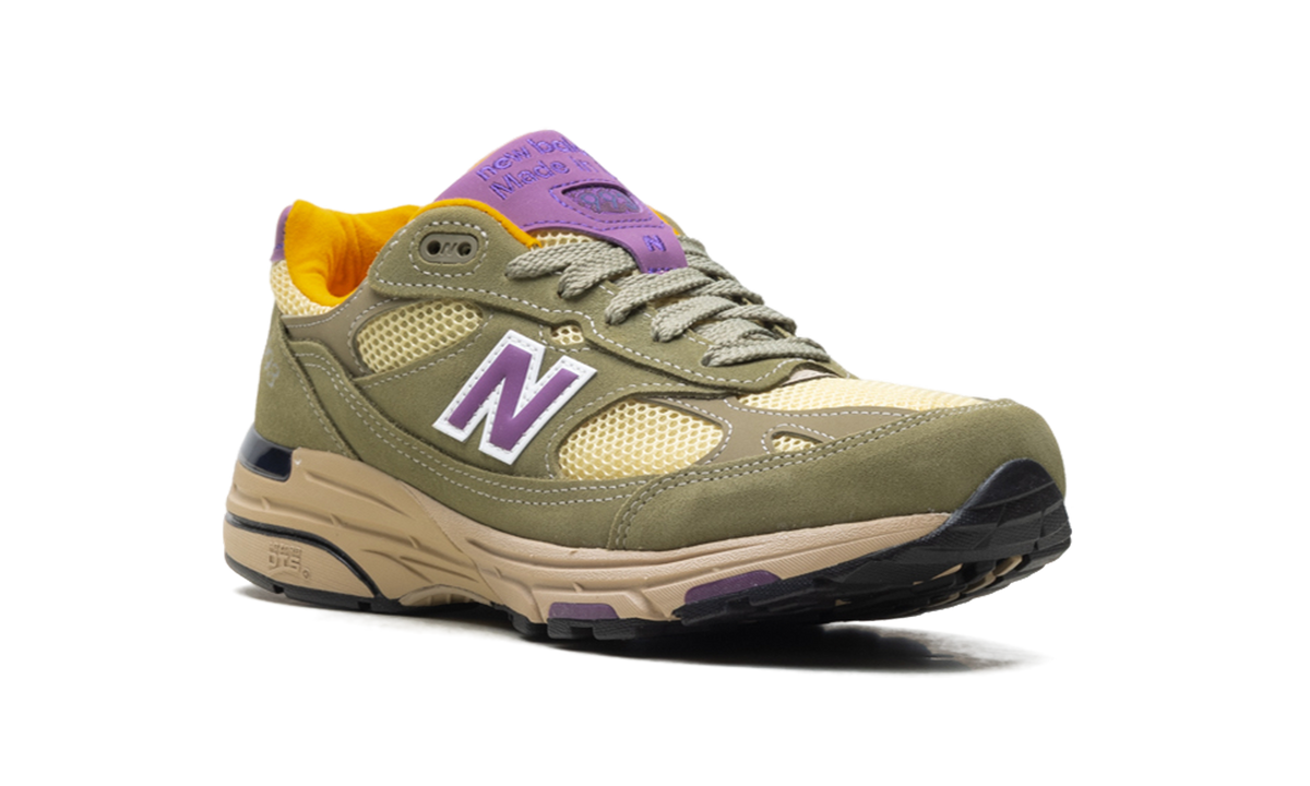 New Balance 993 Made in USA "Olive Leaf/Maize" Sneakers
