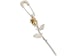 Ambush Rose Charm Single Earring Silver