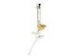 Ambush Rose Charm Single Earring Silver