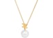 Celine Les Perles Celine Resin Pearl and Brass with Gold Finish Necklace Gold/Ivory