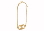Celine Triomphe Brass with Gold Finish Bracelet Gold