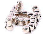 Chanel Crystal Pearl CC Brooch 1.0" Gold