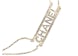 Chanel Metal Choker Necklace Gold/Crystal