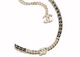 Chanel Necklace Gold/Black/Crystal (ABC902 B16033 NW023)