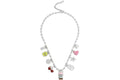 Coach x Brain Dead Ball Chain Charm Necklace Silver