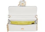 Fendi Fendace Baguette Brooch White