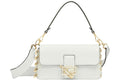Fendi Fendace Baguette Brooch White