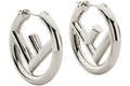 Fendi by Marc Jacobs F is Fendi Earrings Palladium-Colored Earrings