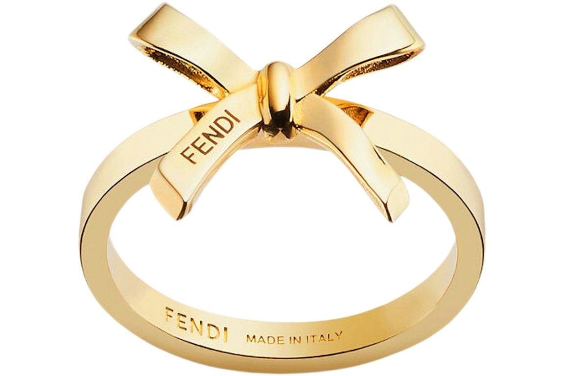 Fendi by Marc Jacobs Fendi Bow Ring Gold-Colored Ring