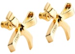 Fendi by Marc Jacobs Fendi Bow-Shaped Earrings Gold-Colored Earrings