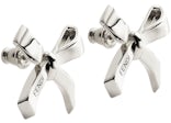 Fendi by Marc Jacobs Fendi Bow-Shaped Earrings Silver-Colored Earrings