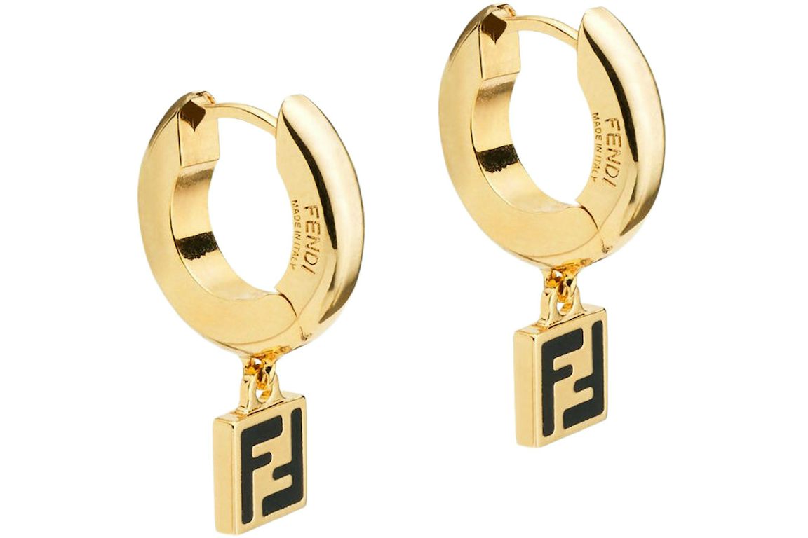 Fendi by Marc Jacobs Forever Fendi Hoop Earrings Gold-Colored Earrings