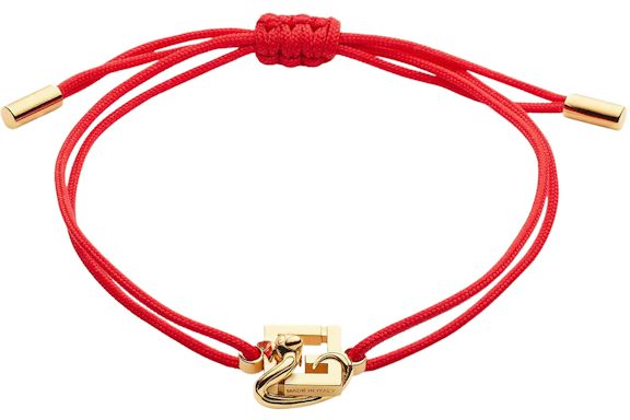 Fendi x FRGMT x Pokemon Ribbon Bracelet Red