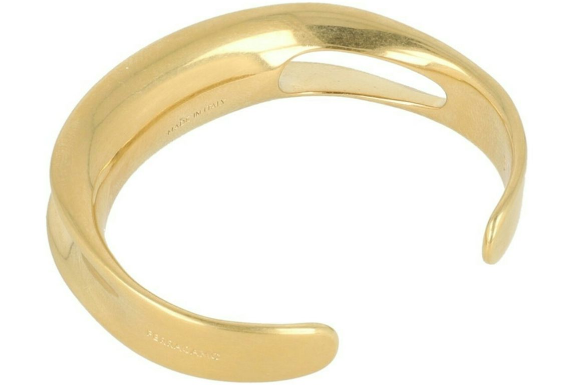 Ferragamo Asymmetrical Sculptural Bracelet Gold