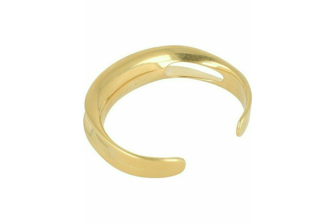 Ferragamo Asymmetrical Sculptural Bracelet Gold
