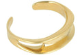 Ferragamo Asymmetrical Sculptural Bracelet Gold