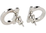 Ferragamo Crystal-Embellished Bijoux Earrings Grey
