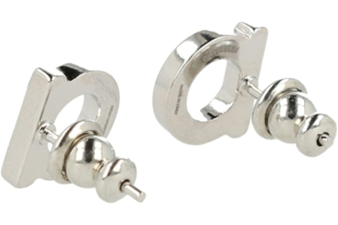 Ferragamo Mini Bijoux Earrings Grey