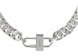 Givenchy G Chain Lock Necklace Silver