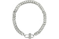 Givenchy G Chain Lock Necklace Silver