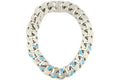Givenchy G-Link Medium Chain Necklace Turquoise