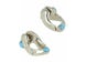 Givenchy Organic Drop Earrings Turquoise