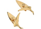Givenchy Sho Bird Earrings Gold
