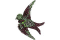 Gucci Crystal Embellished Bird Brooch Multi