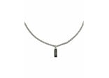 Gucci Enamel Pendant Necklace Silver