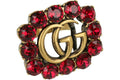 Gucci GG Marmont Crystal Ring Gold