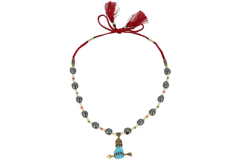 Gucci Hand and Arrow Necklace Multi
