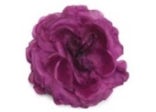 Gucci Silk Flower Brooch Purple
