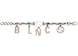 Gucci x Balenciaga The Hacker Project Charm Bracelet With Crystals Silver