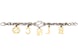 Gucci x Balenciaga The Hacker Project Charm Bracelet With Crystals Silver