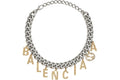 Gucci x Balenciaga The Hacker Project Choker with Balenciaga Script Gold/Silver
