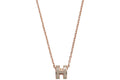 Hermes Mini Pop H Pendant Marron Glace