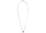 Hermes Mini Pop H Pendant Rose Tropique