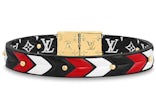 Louis Vuitton Crafty Reversible Bracelet Black/Cream