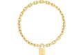 Louis Vuitton LV Edge Cadenas Necklace Gold