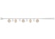 Philipp Plein 3D $kull Crystal Cable Chain Bracelet Two Tone