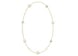 Philipp Plein Plein Mini Logo Crystal Cable Chain Necklace Gold