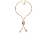 Philipp Plein Sliding $kull Crystal Cable Chain Bracelet Rosegold