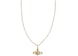 Vivienne Westwood Bas Relief Orb Mini Gold-tone Brass Necklace Gold Light Colo Tpaz