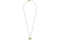Vivienne Westwood Bas Relief Orb Mini Gold-tone Brass Necklace Gold Light Colo Tpaz