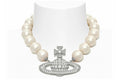 Vivienne Westwood Choker Neysa Pearl Silver