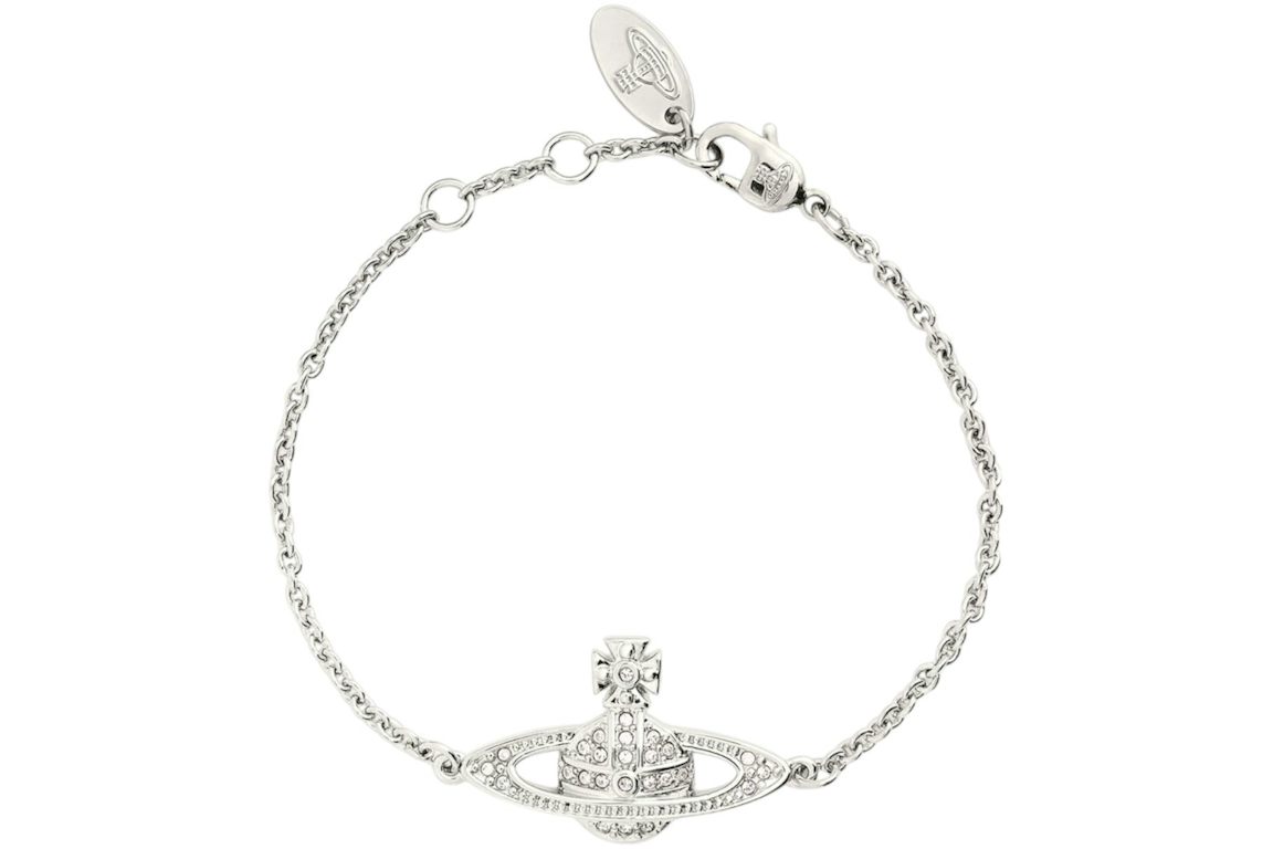 Vivienne Westwood Mini Mayfair Bas Relief Bracelet Platinum