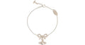 Vivienne Westwood Women's Octavie Bracelet Platinum/White/Clear CZ