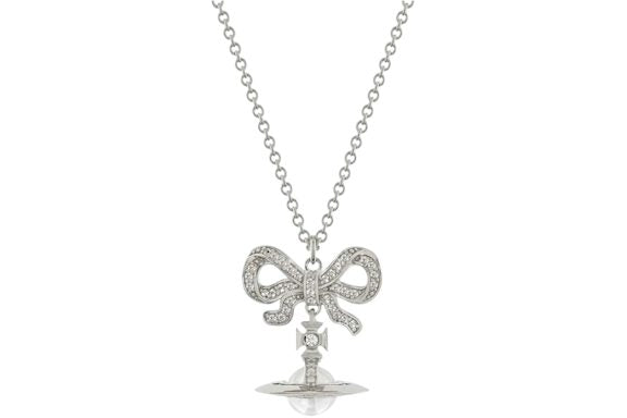 Vivienne Westwood Women's Octavie Pendant Platinum/White/Clear CZ